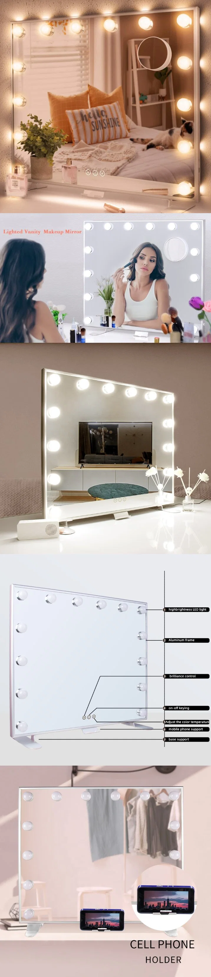 Hollywood Vanity Mirror home decoration mirror for smart dress Wall mirror Large mirror