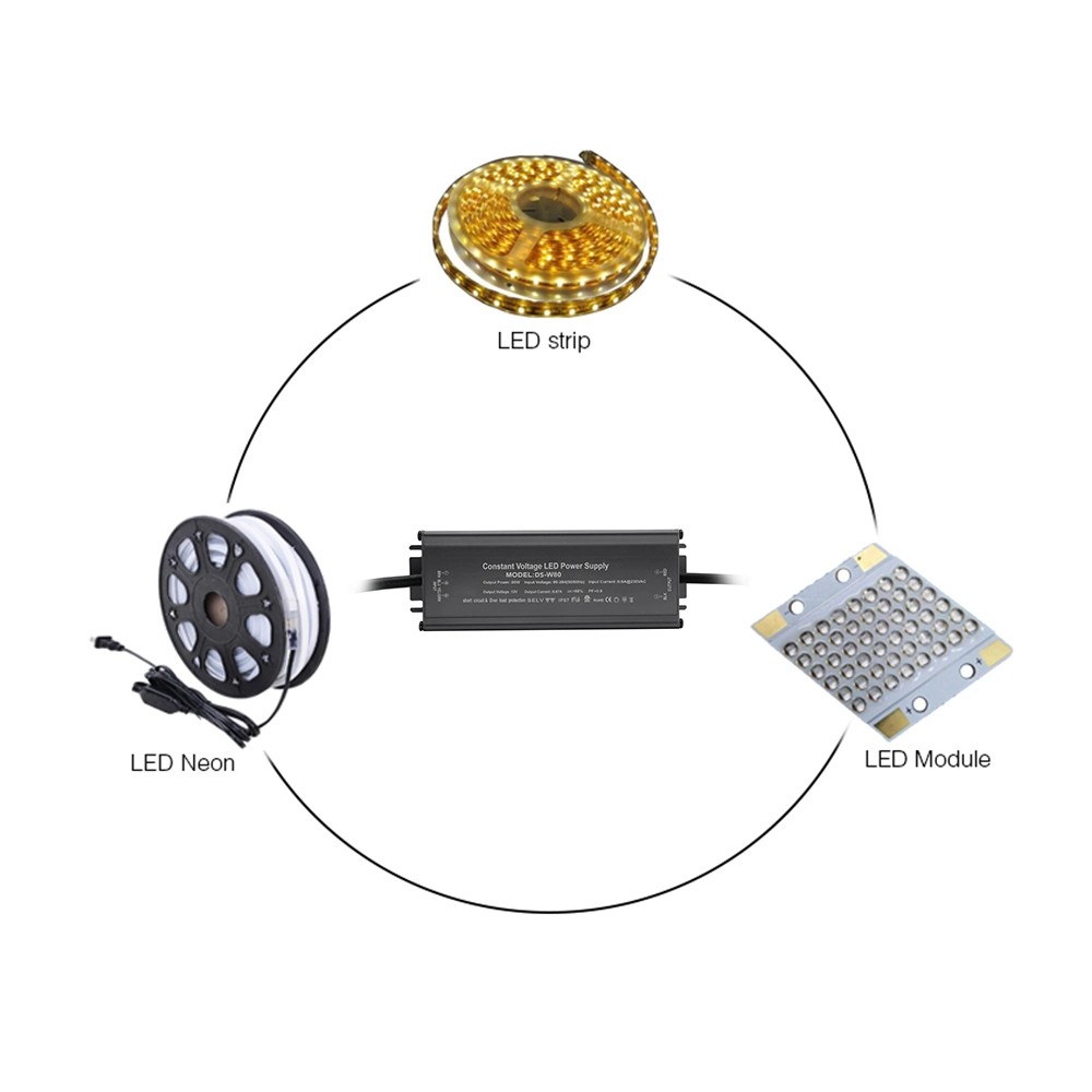 Constant Voltage LED Driver 150W Waterproof IP67 DC12V