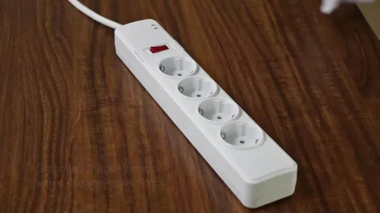 Enchufe de extensión de alimentación de mesa eléctrica de escritorio de oficina estándar de la UE con puerto USB, regleta de alimentación USB C de escritorio